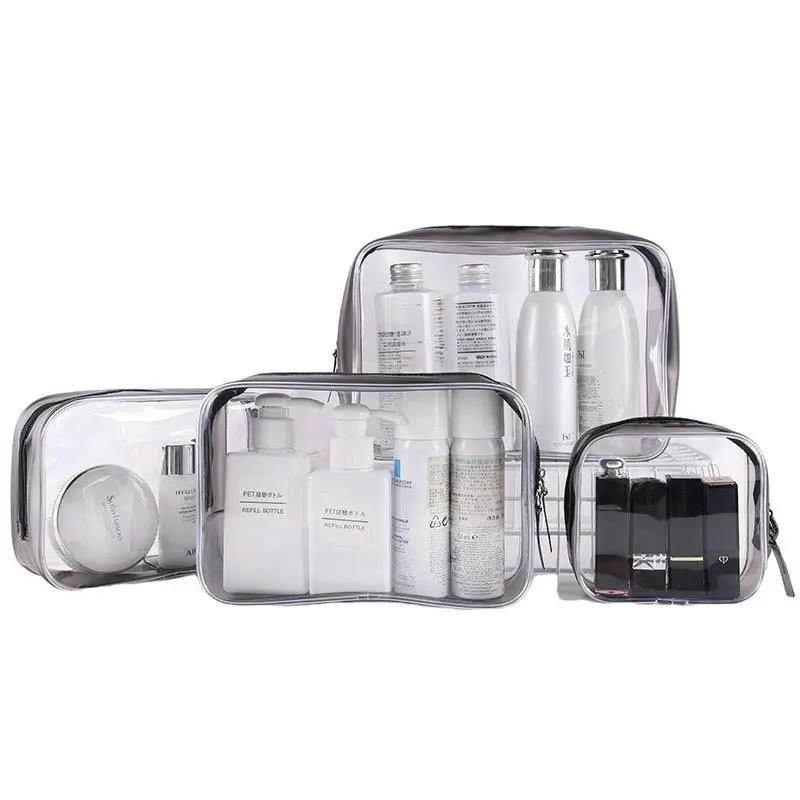 4 Pcs Clear Mini Makeup Travel Bag Manufacturing Pvc Transparent Plastic Zipper Bag
4 Pcs Clear Mini Makeup Travel Bag Manufacturing Pvc Transparent Plastic Zipper Bag