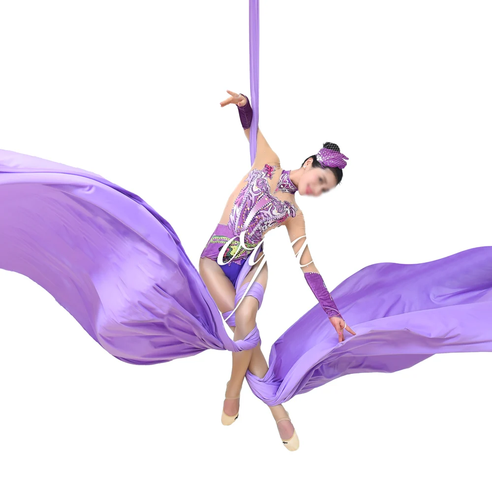 Premium Quality Aerial Silk 9 Yards 8m Light Purple 40D Nylon for Acrobatic Circus Aerial Yoga Silk
Premium Quality Aerial Silk 9 Yards 8m Light Purple 40D Nylon for Acrobatic Circus Aerial Yoga Silk