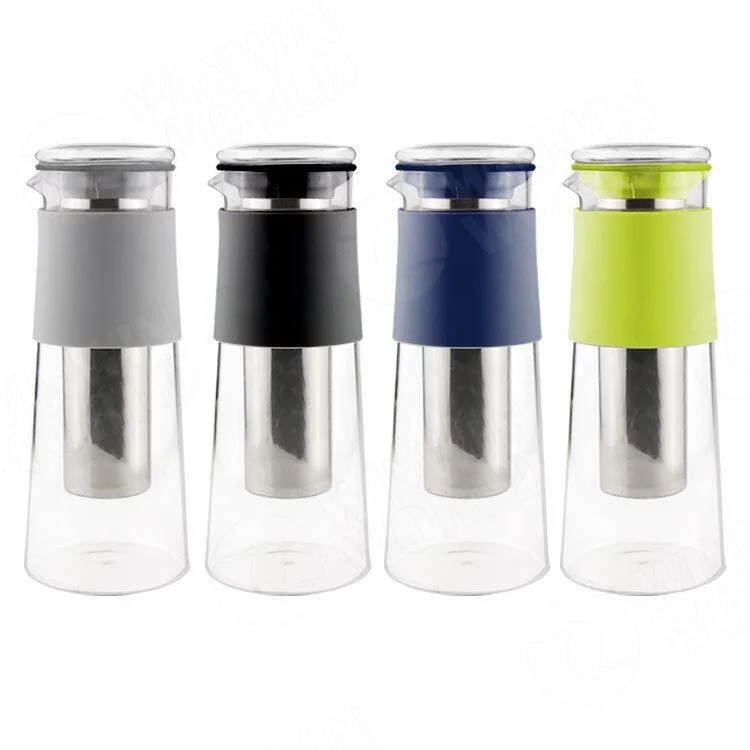 Cold Brew Coffee Maker with Coffee SpoonGlass Cold Brew Pitcher with Removable Stainless Steel Filterfor Iced Tea and Coffee M
Cold Brew Coffee Maker with Coffee SpoonGlass Cold Brew Pitcher with Removable Stainless Steel Filterfor Iced Tea and Coffee M