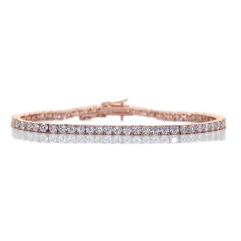 Hot sale ice out moissanite 925 stering silver women tennis bracelet, Gold/rose gold
Hot sale ice out moissanite 925 stering silver women tennis bracelet, Gold/rose gold