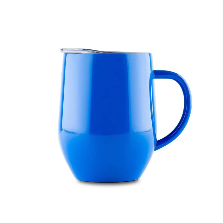 wholesale custom egg shape double wall wine cup 12oz stainless steel thermoses coffee mug with handle
wholesale custom egg shape double wall wine cup 12oz stainless steel thermoses coffee mug with handle