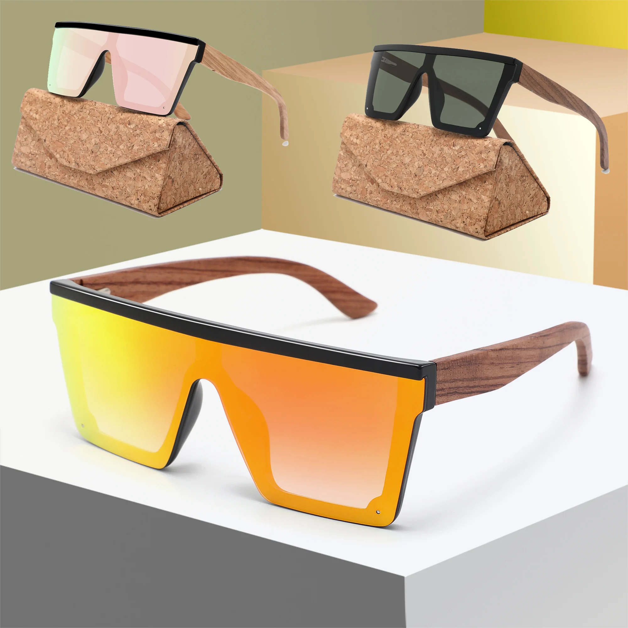 PC UV400 unisex oversized big frame square frameless sunglasses for women men sport shades
PC UV400 unisex oversized big frame square frameless sunglasses for women men sport shades