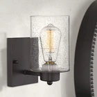 Transparent Clear Seeded Glass Cylinder Lamp Shade Bubble Glass Lighting Cover for Wall Light Fixture