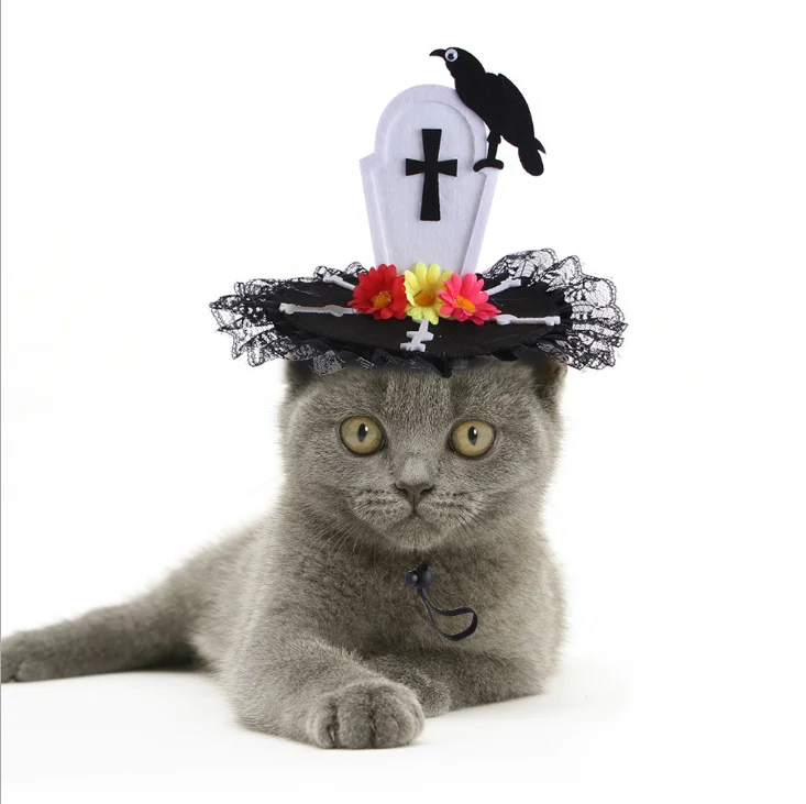 2021 New Store Accessories Funny Supplies Dog Skull Cross Pet Cat Headgear Halloween Hat, Photo
2021 New Store Accessories Funny Supplies Dog Skull Cross Pet Cat Headgear Halloween Hat, Photo