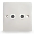 SAT safety reliable weak current China supplier double TV television socket outlet