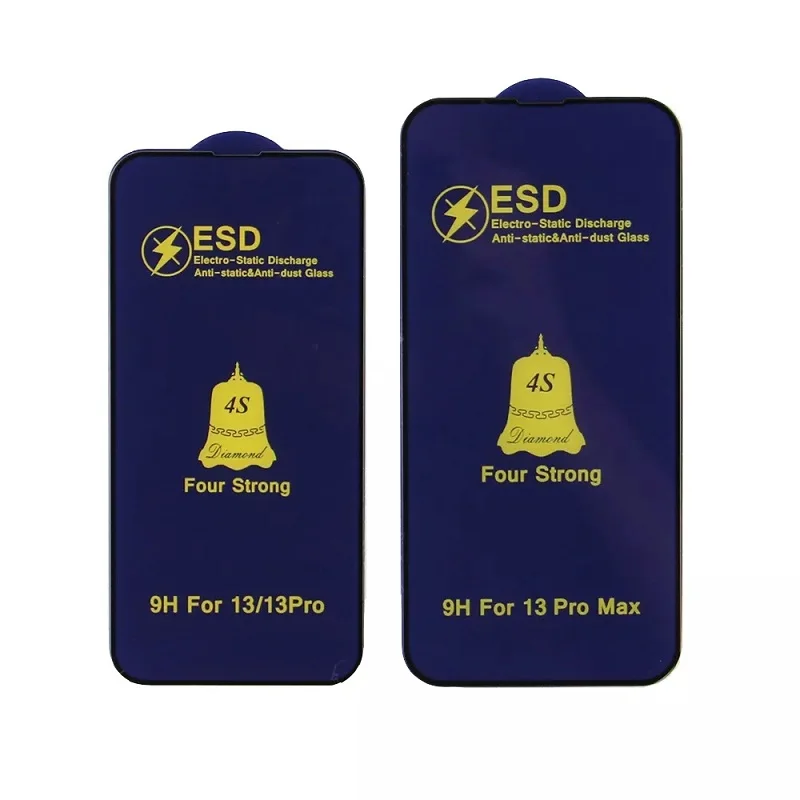 ESD Anti-static Anti-dust Screen Protector For iPhone 13 14 12 11 Pro Max High Clear Four Strong Tempered Glass for iphone x xs
ESD Anti-static Anti-dust Screen Protector For iPhone 13 14 12 11 Pro Max High Clear Four Strong Tempered Glass for iphone x xs