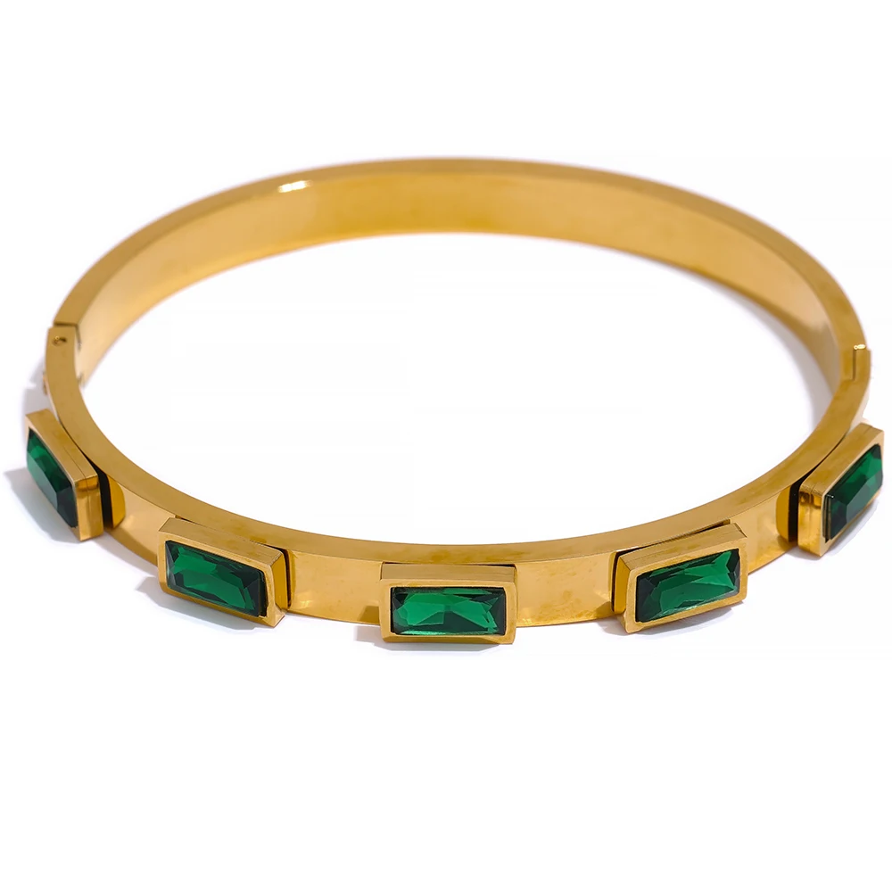 JINYOU Best Selling 18K Gold Plated Bracelets & Bangles Stainless Steel Jewelry Cubic Zirconia Bracelet
JINYOU Best Selling 18K Gold Plated Bracelets & Bangles Stainless Steel Jewelry Cubic Zirconia Bracelet