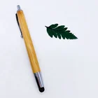 Pen head with touch control, environmentally friendly bamboo ball pen
