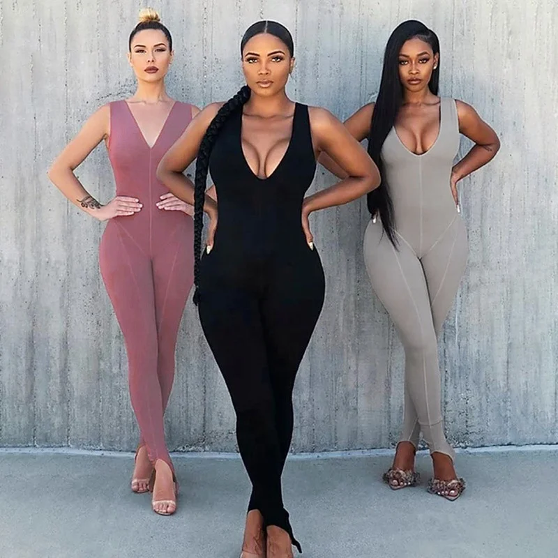 2021 Best Price Custom Solid Color Jumpsuits Sleeveless V-Neck Black Gary Bodycon Bodysuits Gym Cycling Jumpsuits Rompers Mujer, Pink gray black
2021 Best Price Custom Solid Color Jumpsuits Sleeveless V-Neck Black Gary Bodycon Bodysuits Gym Cycling Jumpsuits Rompers Mujer, Pink gray black