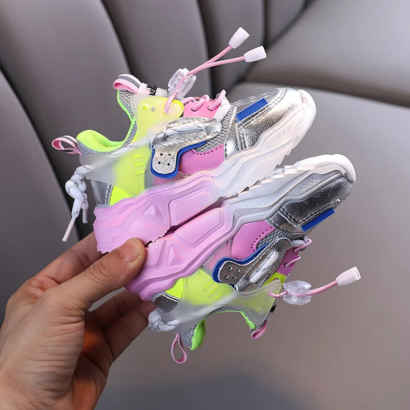 Kids sport Shoes For Girls 2020 Fashion Rainbow Sneakers Students Breathable Mesh Children Shoes Boys Girls Sneakers Light
Kids sport Shoes For Girls 2020 Fashion Rainbow Sneakers Students Breathable Mesh Children Shoes Boys Girls Sneakers Light