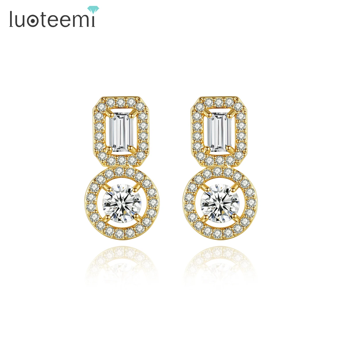 LUOTEEMI Popular Design Fashion Gold Jewelry Hot Sale Earing Diamond Landy Trendy 2022 Short Fashionable Stud Earring
LUOTEEMI Popular Design Fashion Gold Jewelry Hot Sale Earing Diamond Landy Trendy 2022 Short Fashionable Stud Earring