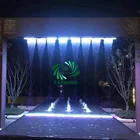 Stainless Steel Solenoid Valve Interactive Digital Water Graphic Curtain Fountain Waterfall For Advertisement