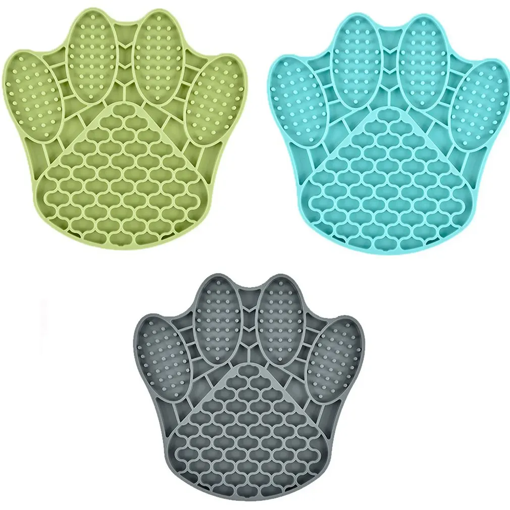 Pet Dog Feeding Slow Food Bowl Claw-shaped Dispensing Mat Feed Plate Silicone Dog Bowl
Pet Dog Feeding Slow Food Bowl Claw-shaped Dispensing Mat Feed Plate Silicone Dog Bowl