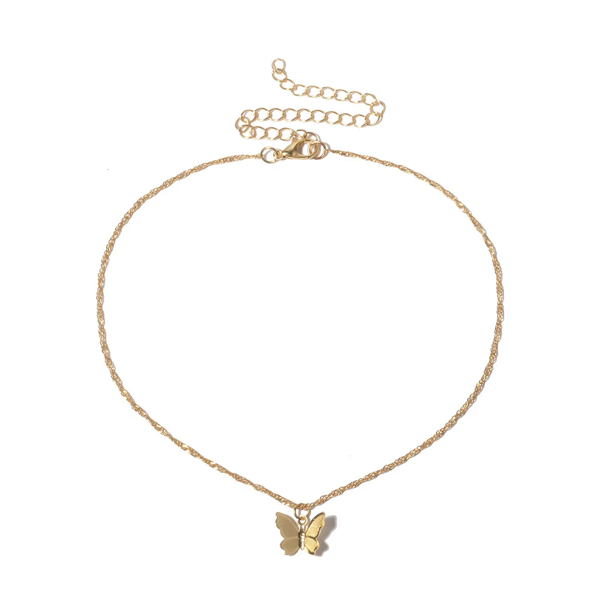 Clavicle Chain Fashion Female Bohemian Cute18K Gold Plated Butterfly Choker Necklace For Women, Gold, silver
Clavicle Chain Fashion Female Bohemian Cute18K Gold Plated Butterfly Choker Necklace For Women, Gold, silver