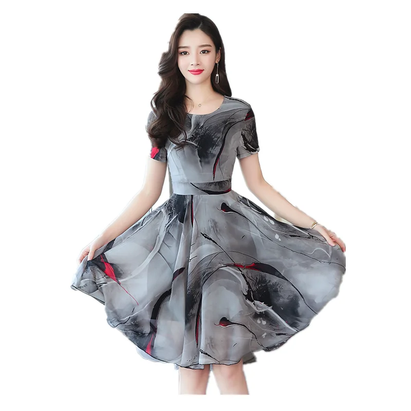 2021 Vintage Boho Dresses Summer Plus Size Print Chiffon Sundress Elegant Women Beach Midi Bodycon Short Sleeve Dresses
2021 Vintage Boho Dresses Summer Plus Size Print Chiffon Sundress Elegant Women Beach Midi Bodycon Short Sleeve Dresses