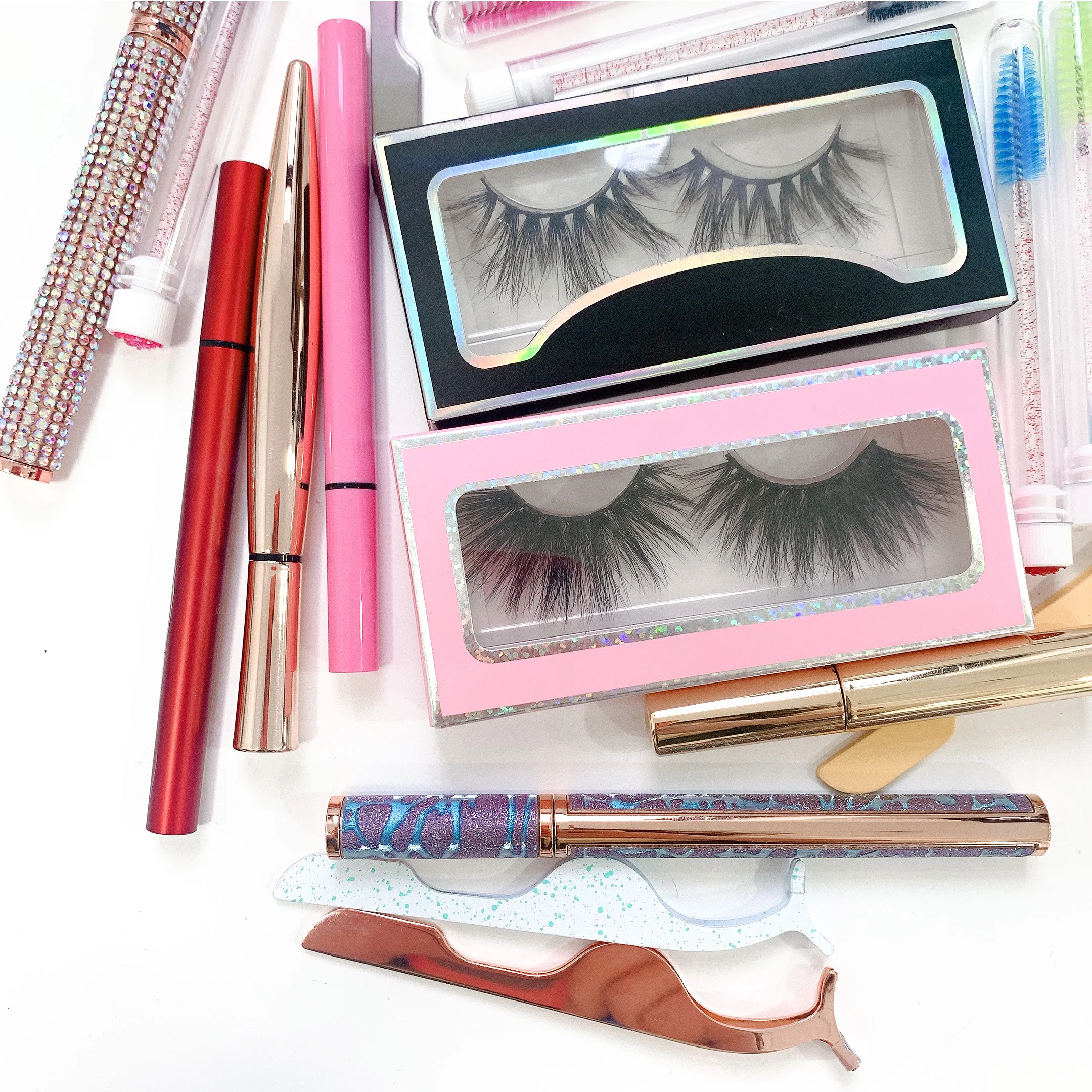 2021 new arrival long natural eyelashes 25 mm 3d mink eyelash with magnetic box eyelash fluffy mink lashes, Black color
2021 new arrival long natural eyelashes 25 mm 3d mink eyelash with magnetic box eyelash fluffy mink lashes, Black color