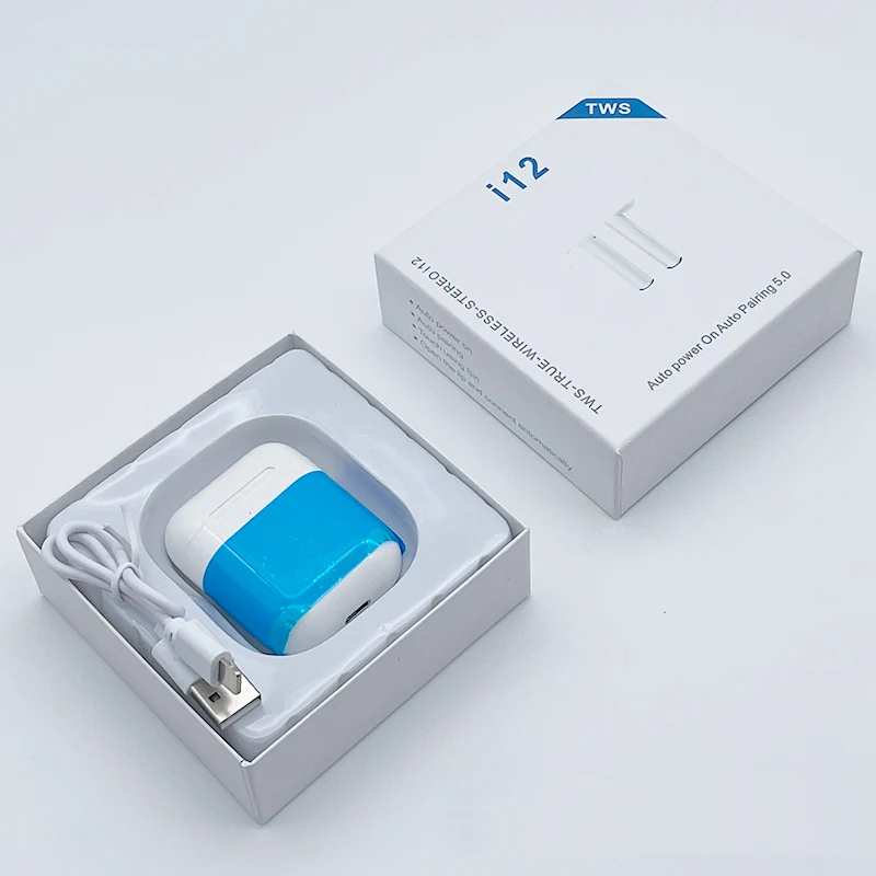 2021 New products in-ear i12 earbuds headphones earbuds i12 wireless pair earphone Hot sale i12 tws earbuds
2021 New products in-ear i12 earbuds headphones earbuds i12 wireless pair earphone Hot sale i12 tws earbuds