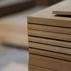 Factory price 22mm melamine and plain mdf board for furniture