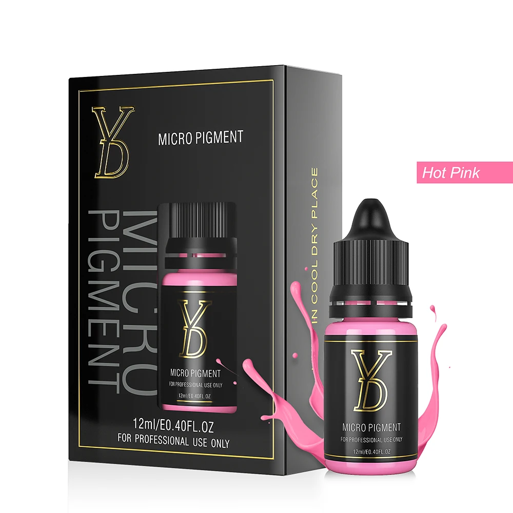 YD 12ml Liquid Pigment Ink Pure Plant Microigmentation for Permanent Makeup Machine (Hot Pink)
YD 12ml Liquid Pigment Ink Pure Plant Microigmentation for Permanent Makeup Machine (Hot Pink)