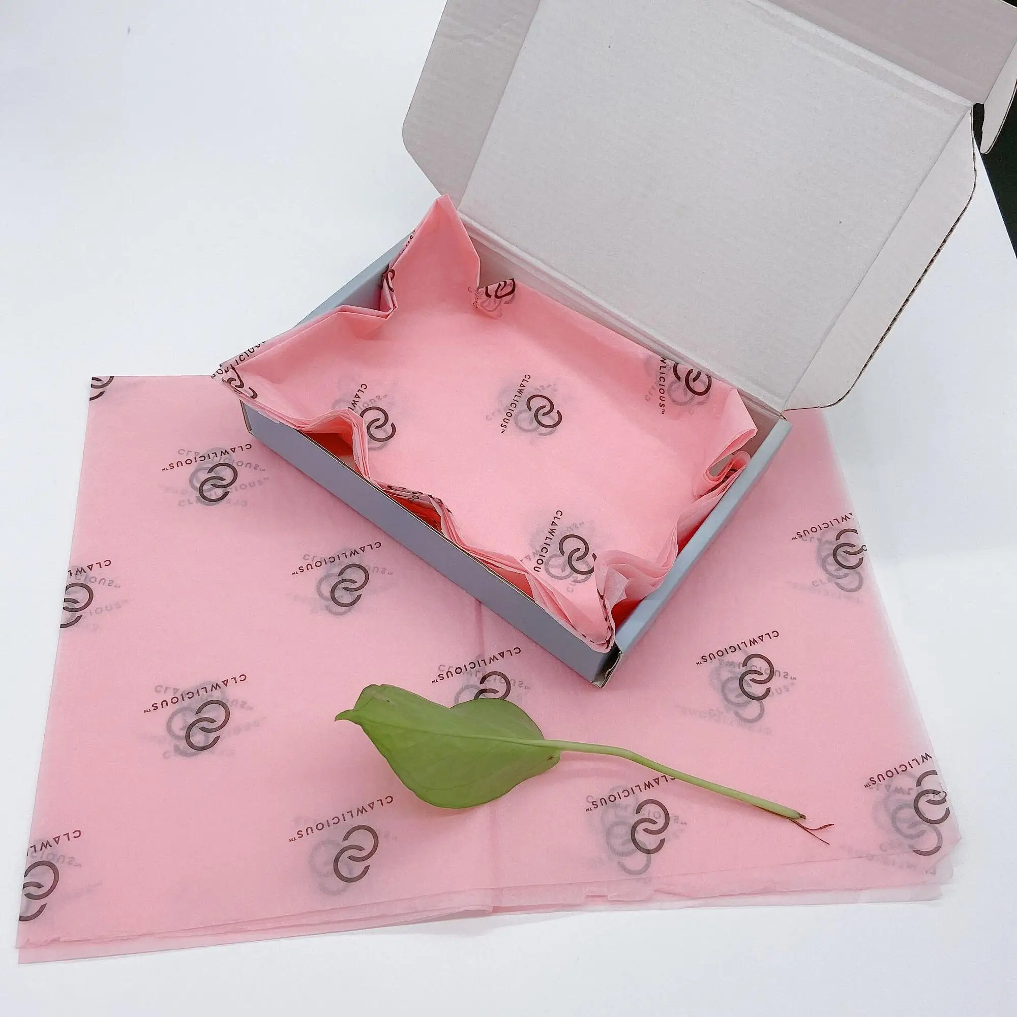 printing company logo decorative white paper gift