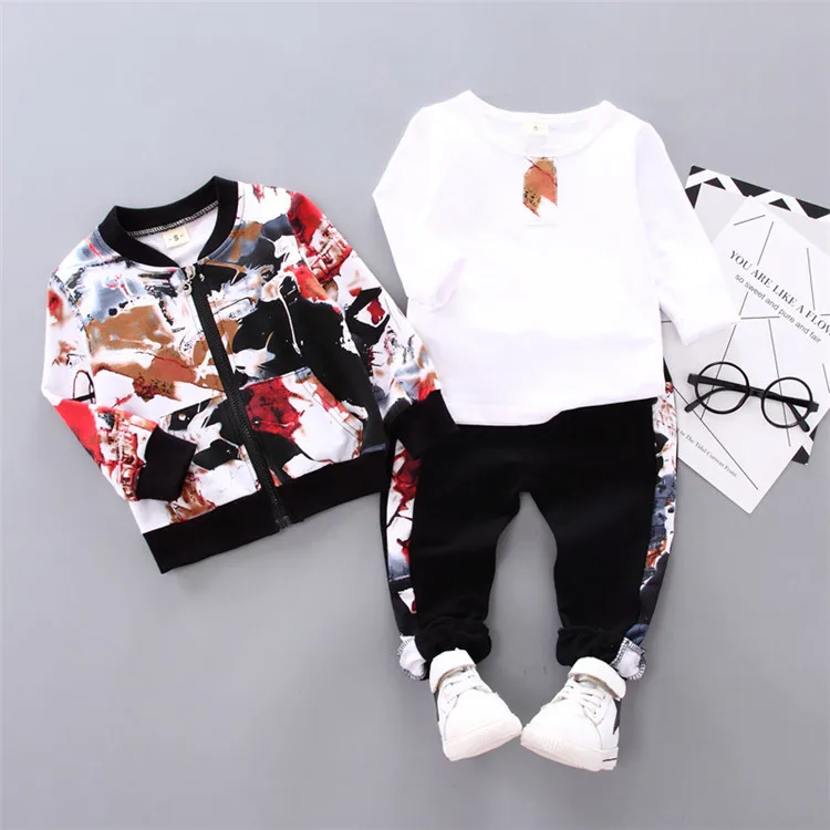 New Design Boy Clothing Sets Long Sleeve Coat + Shirt +Pants 3 Pcs Spring Fall Kids Clothes Cartoon Boys Suit Cotton, Red/black
New Design Boy Clothing Sets Long Sleeve Coat + Shirt +Pants 3 Pcs Spring Fall Kids Clothes Cartoon Boys Suit Cotton, Red/black