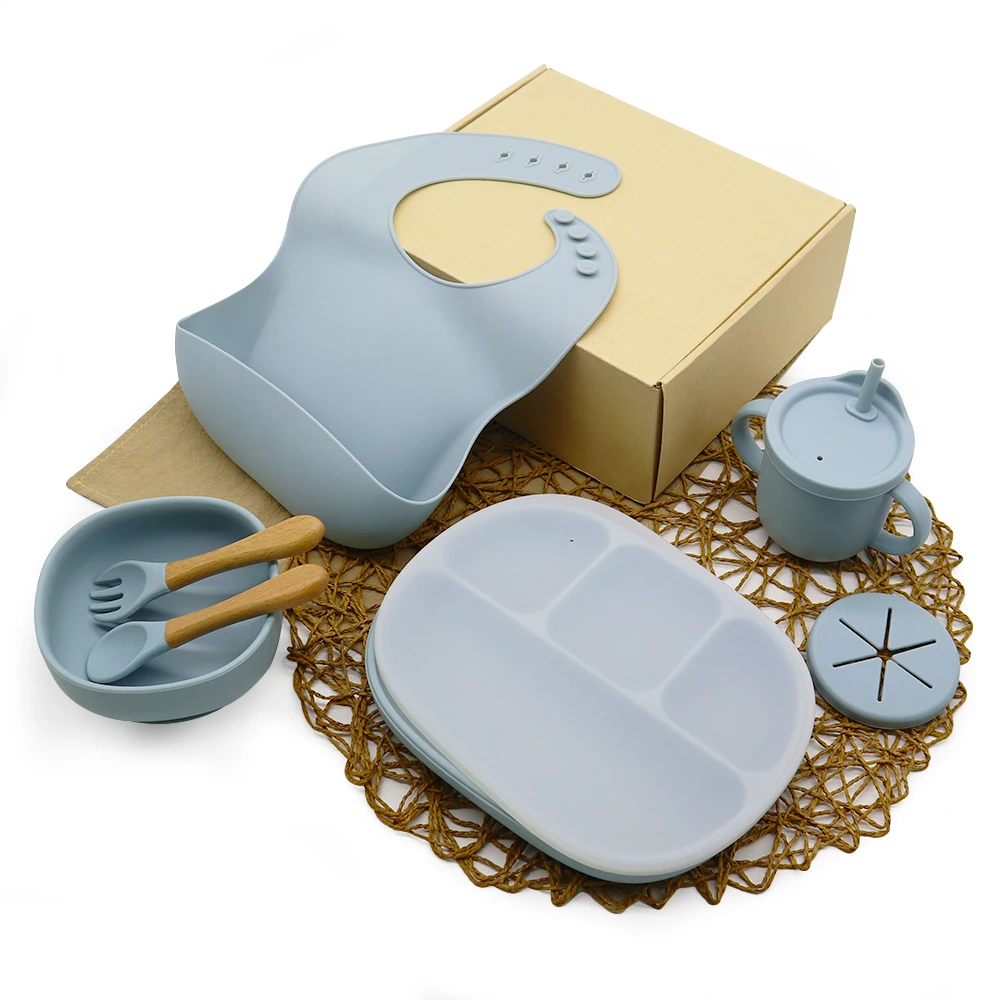 Dinnerware Set Non Slip Food Grade Toddler Feeding Suction Baby Silicone Plate, 5 colors
Dinnerware Set Non Slip Food Grade Toddler Feeding Suction Baby Silicone Plate, 5 colors