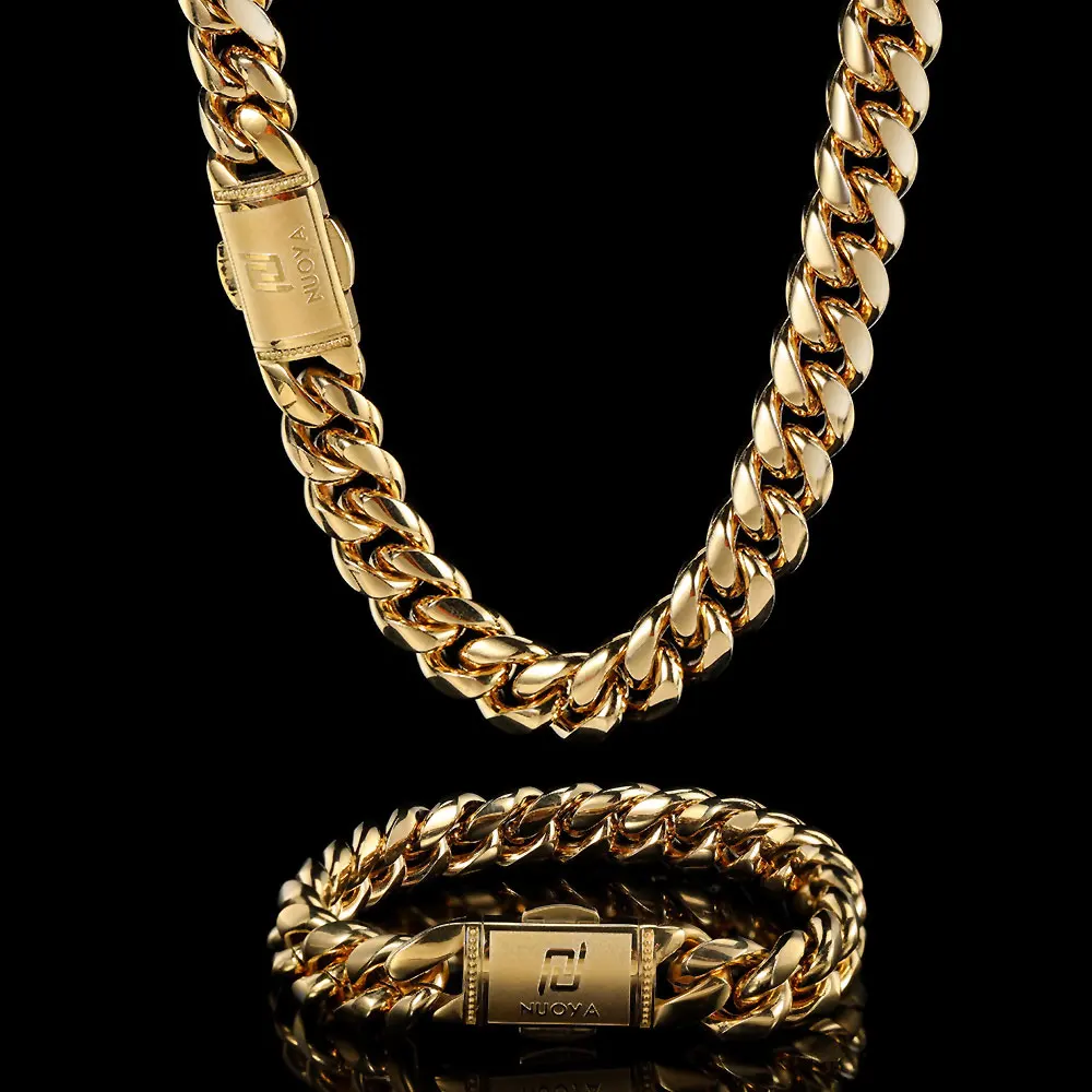 New Arrivals Hip Hop High Quality 18K Men Stainless Steel Custom Logo Cuban Necklace, Silver/gold /rainbow/black
New Arrivals Hip Hop High Quality 18K Men Stainless Steel Custom Logo Cuban Necklace, Silver/gold /rainbow/black