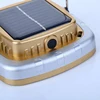USB Rechargeable portable emergency outdoor waterproof cob 5 w solar led camping light emergency torch