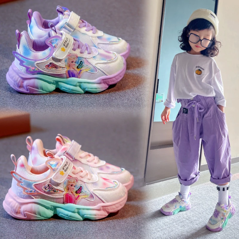 Girls' Shoes 2022 Autumn New Sports Shoes Children's Shoes Girls' Breathable Cute Cartoon Princess Shoes Mesh Shoes
Girls' Shoes 2022 Autumn New Sports Shoes Children's Shoes Girls' Breathable Cute Cartoon Princess Shoes Mesh Shoes