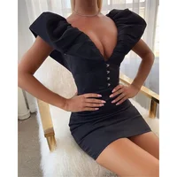 deep v neck pencil dresses women evening dress 2020 western model sexy short mini dress
deep v neck pencil dresses women evening dress 2020 western model sexy short mini dress