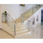 Top Manufacturer Deck Balustrade Handrails Aluminum Veranda Frameless Glass Balustrade Stair Glass stainless steel stair railing