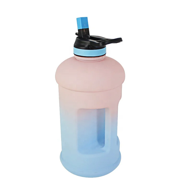 Half Gallon Gym Water Bottle With Straw Motivational Plastic Sport Gallon Water Jugs BPA Free Gallon Pots, Customized colors acceptable
Half Gallon Gym Water Bottle With Straw Motivational Plastic Sport Gallon Water Jugs BPA Free Gallon Pots, Customized colors acceptable