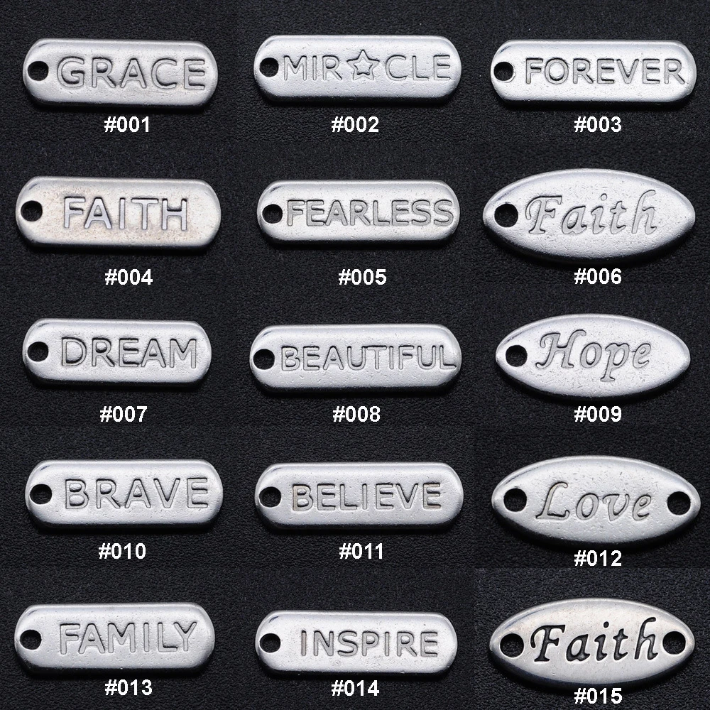 New Design Jewelry Accessories DIY Different Letter Stainless Steel Charm Pendant For Necklace
New Design Jewelry Accessories DIY Different Letter Stainless Steel Charm Pendant For Necklace