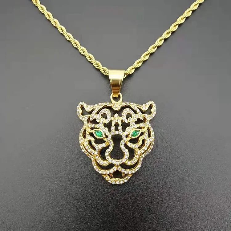 Free Sample Punk Style Green Eye Hollow Lion Head Animal Gold Plated Jewelry Stainless Steel Pendant
Free Sample Punk Style Green Eye Hollow Lion Head Animal Gold Plated Jewelry Stainless Steel Pendant