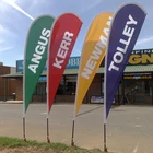 Flying Open House Beach Feather Flags Advertising