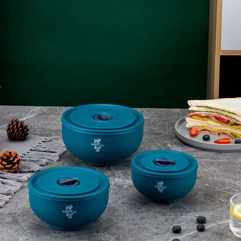 High-quality Leak-proof Sealed Kitchenware Food Container Fresh-keeping Bowl Stainless Steel Metal Round Shape Customized 60pcs
High-quality Leak-proof Sealed Kitchenware Food Container Fresh-keeping Bowl Stainless Steel Metal Round Shape Customized 60pcs