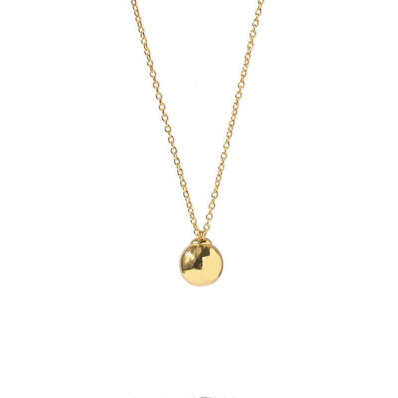 New Jewelry Simple Classic 18k Gold Necklace Fashion Ball Necklace For Women, As pic shown
New Jewelry Simple Classic 18k Gold Necklace Fashion Ball Necklace For Women, As pic shown