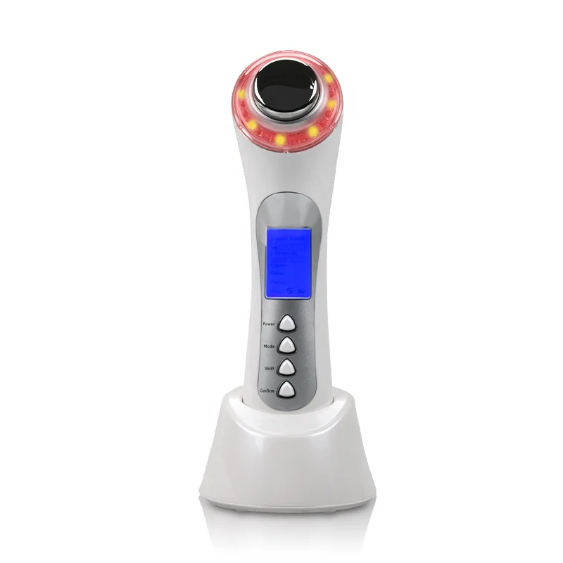 2022 newest Portable rechargeable 5 in 1 Photon therapy electronic beauty Instrument for women face skin care home usage, White gold
2022 newest Portable rechargeable 5 in 1 Photon therapy electronic beauty Instrument for women face skin care home usage, White gold