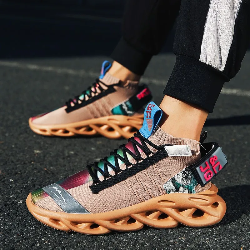 Hot Sell New Breathable Running Shoes for Men Blade Cushioning Sneakers Outdoor Athletic Shoes Professional Training Shoes
Hot Sell New Breathable Running Shoes for Men Blade Cushioning Sneakers Outdoor Athletic Shoes Professional Training Shoes