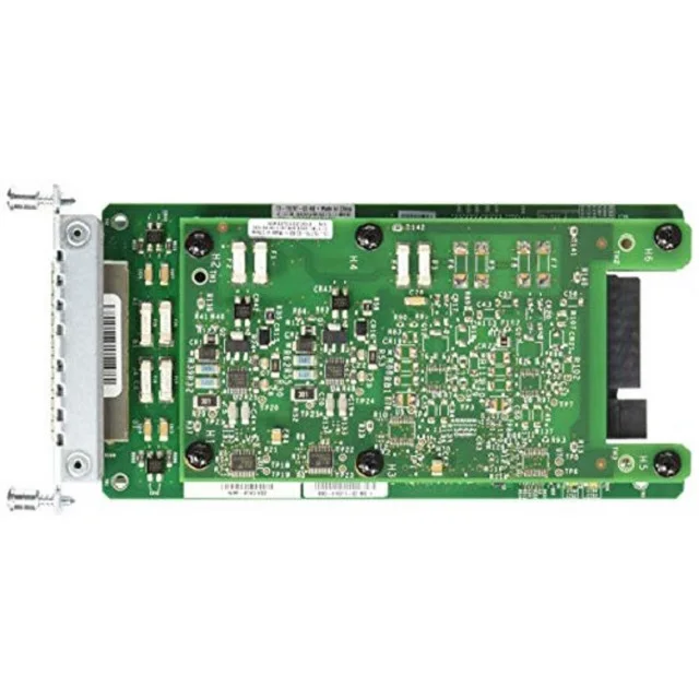 NIM-4FXO= New and Original 4 Port Network Interface Module 
NIM-4FXO= New and Original 4 Port Network Interface Module