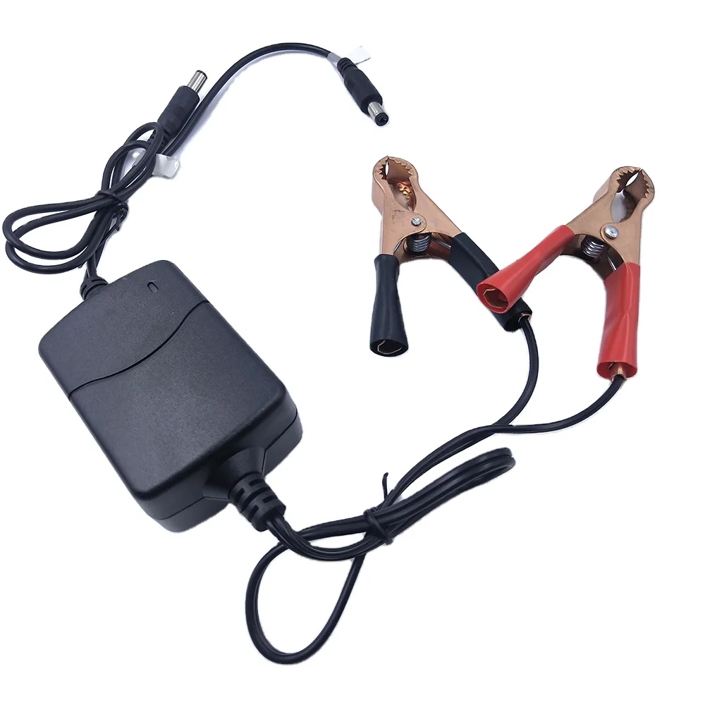 12V Alligator Clip charger 12V to 12V/5V Adapter with DC5521/USB output, Black white
12V Alligator Clip charger 12V to 12V/5V Adapter with DC5521/USB output, Black white