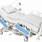 cheap white plain cotton fabric hospital bedding set