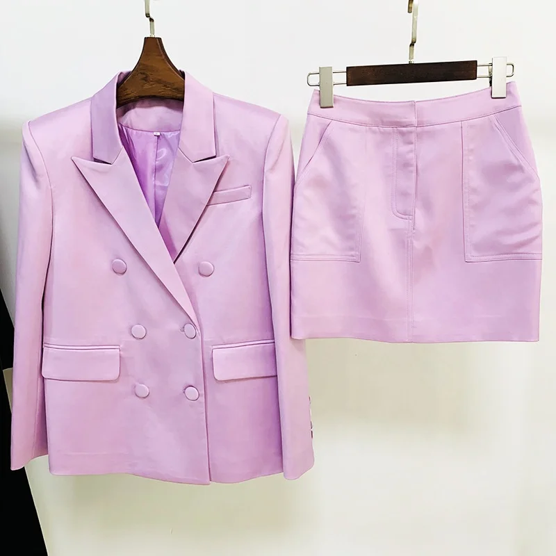OUDINA New Ladies Women Bright Satin Blazers Two Piece Sets Skirt Suit Short Womens Suits And Blazer, Green/purple
OUDINA New Ladies Women Bright Satin Blazers Two Piece Sets Skirt Suit Short Womens Suits And Blazer, Green/purple