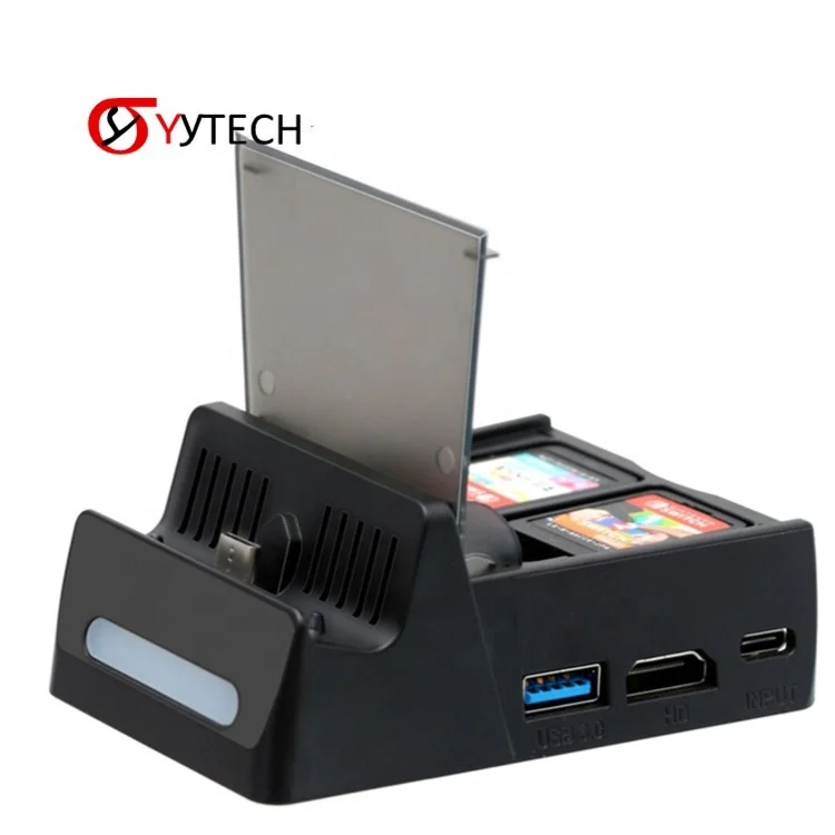 SYYTECH New Game console Portable charging stand card storage box USB HD Convreter for NS Nintendo Switch PC Video Accessories
SYYTECH New Game console Portable charging stand card storage box USB HD Convreter for NS Nintendo Switch PC Video Accessories