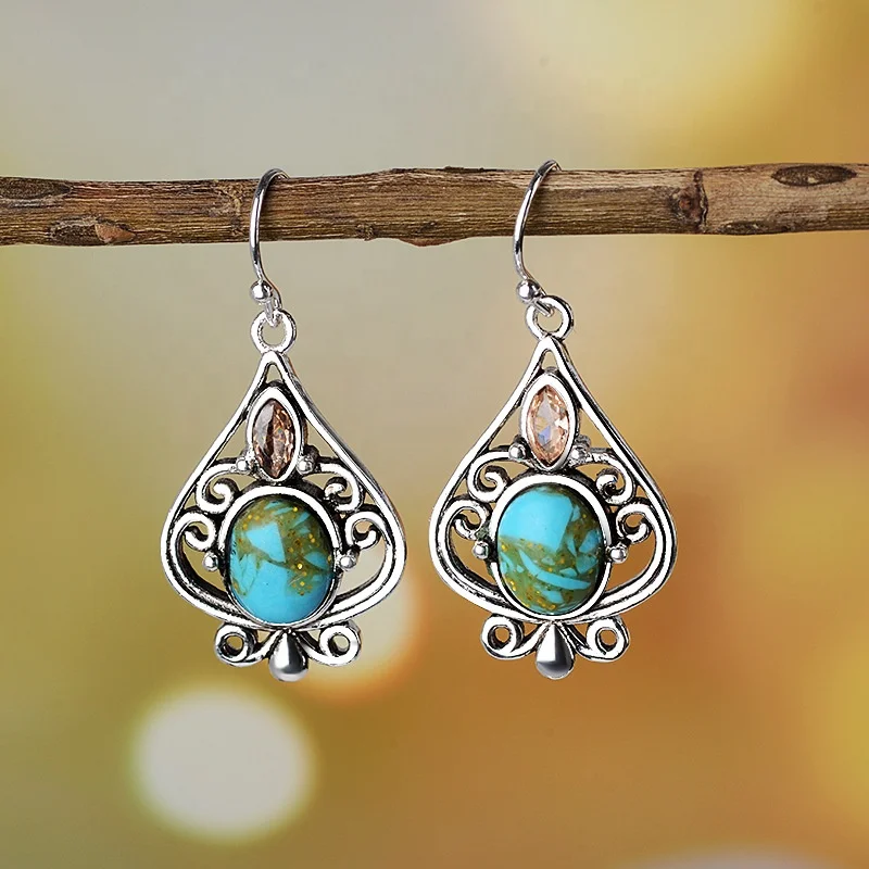 New 1 Pair Vintage Drop Earrings For Women Engagement Retro Trendy Valentine Earring Gifts Moonstone Fashion Jewelry
New 1 Pair Vintage Drop Earrings For Women Engagement Retro Trendy Valentine Earring Gifts Moonstone Fashion Jewelry