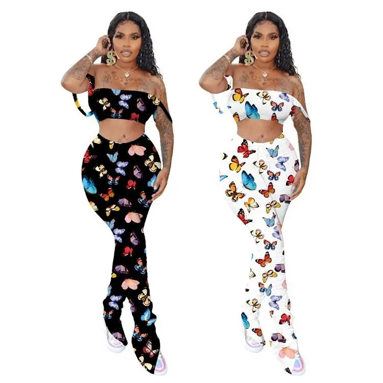 Casual Summer Print Crop Top And Stacked Pant Draped Sexy Two Piece Set 2 Pcs Outfits Matching Sets
Casual Summer Print Crop Top And Stacked Pant Draped Sexy Two Piece Set 2 Pcs Outfits Matching Sets