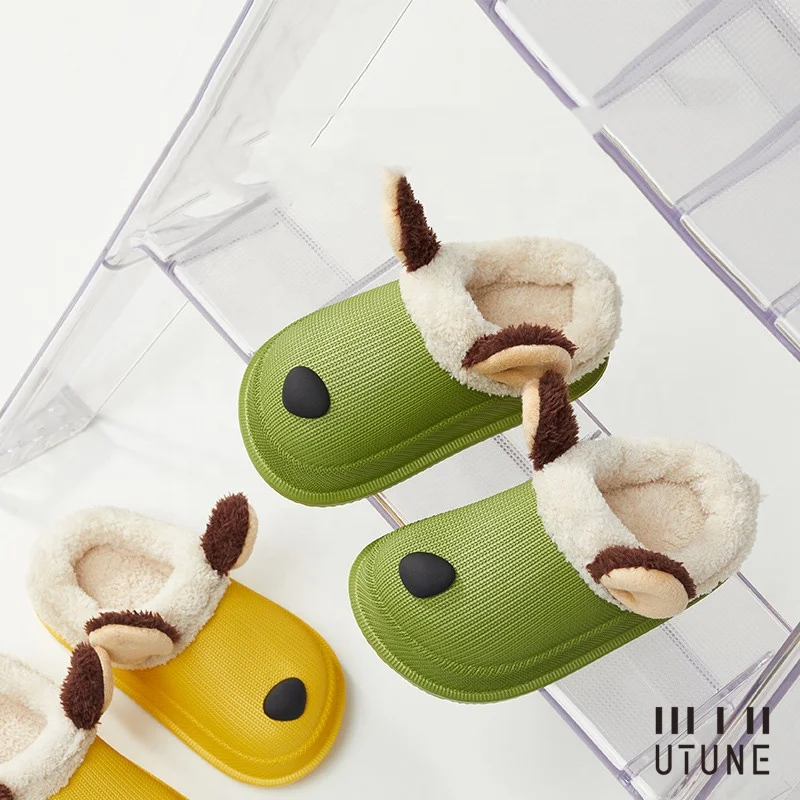 UTUNE Hot Selling Children Slippers Cartoon Dog Waterproof Warm Winter Indoor Anti-slip Fur Fluffy Shoes Boys Girls Kids, 4 colors
UTUNE Hot Selling Children Slippers Cartoon Dog Waterproof Warm Winter Indoor Anti-slip Fur Fluffy Shoes Boys Girls Kids, 4 colors
