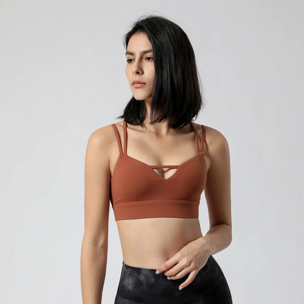 2021 Summer New Yoga Sports Bra Women Sexy V-Neck Gather Bra Beauty Back Cross Running Fitness Quick Dry Gym Training Dance Vest, Light blue, light purple, army green, black gray, navy blue
2021 Summer New Yoga Sports Bra Women Sexy V-Neck Gather Bra Beauty Back Cross Running Fitness Quick Dry Gym Training Dance Vest, Light blue, light purple, army green, black gray, navy blue