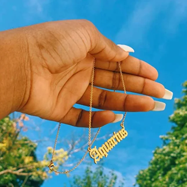 Dylam astrology necklace zodiac glowing hanging letter necklace jewelry finding jewelry 18k gold plated zodiac
Dylam astrology necklace zodiac glowing hanging letter necklace jewelry finding jewelry 18k gold plated zodiac
