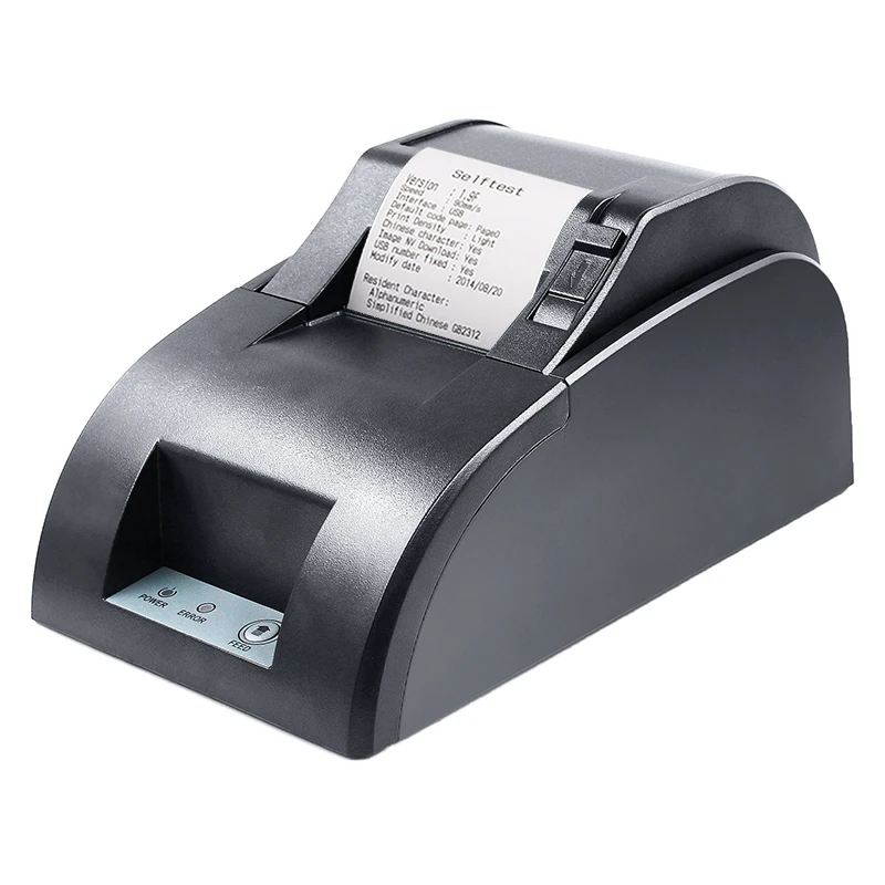 

58mm mini black usb interface thermal label receipt barcode printer pos machine for sale